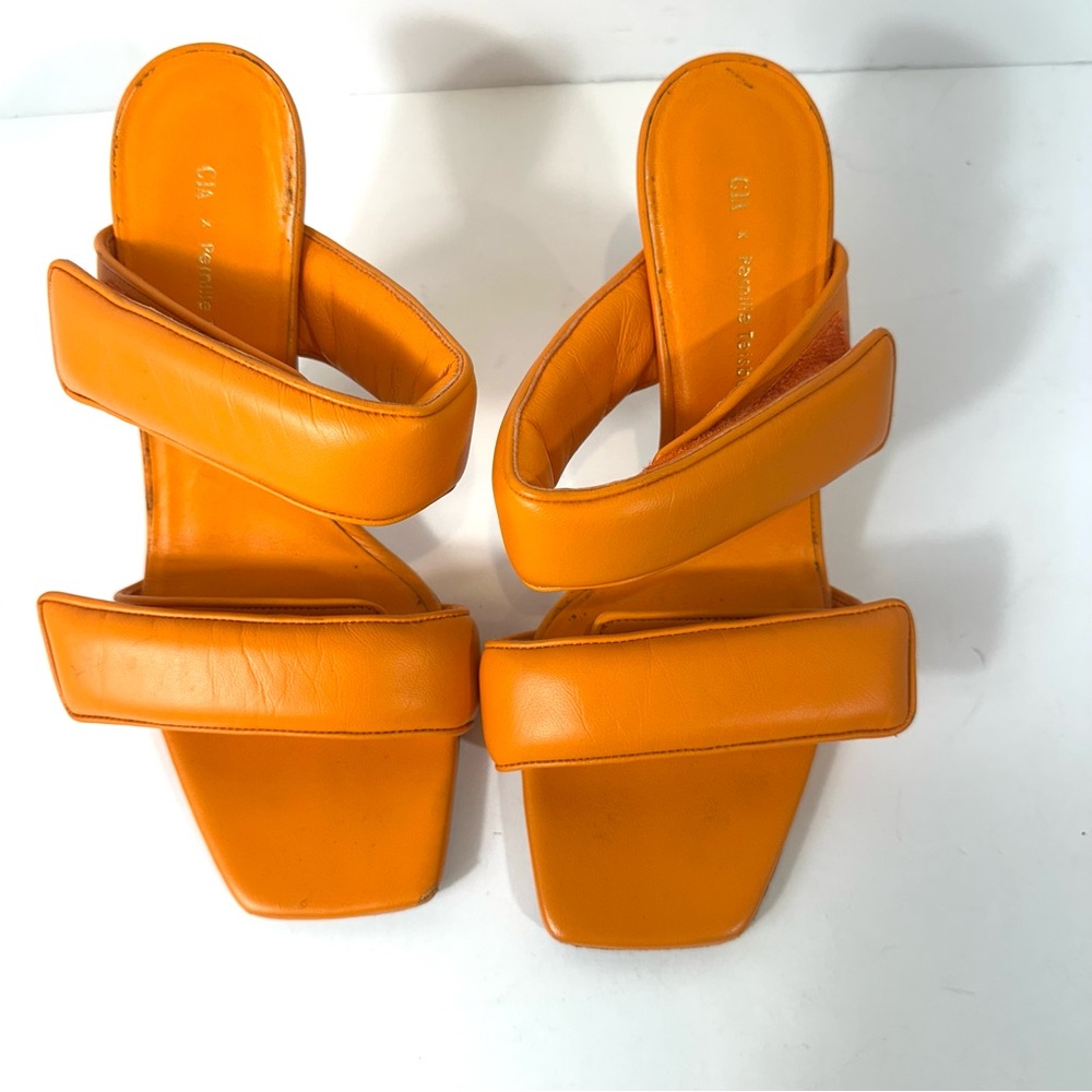 Gia Borghini x Pernille Teisbaek Two Strap High Heel Sandal Size 36.5 - Picture 7 of 10